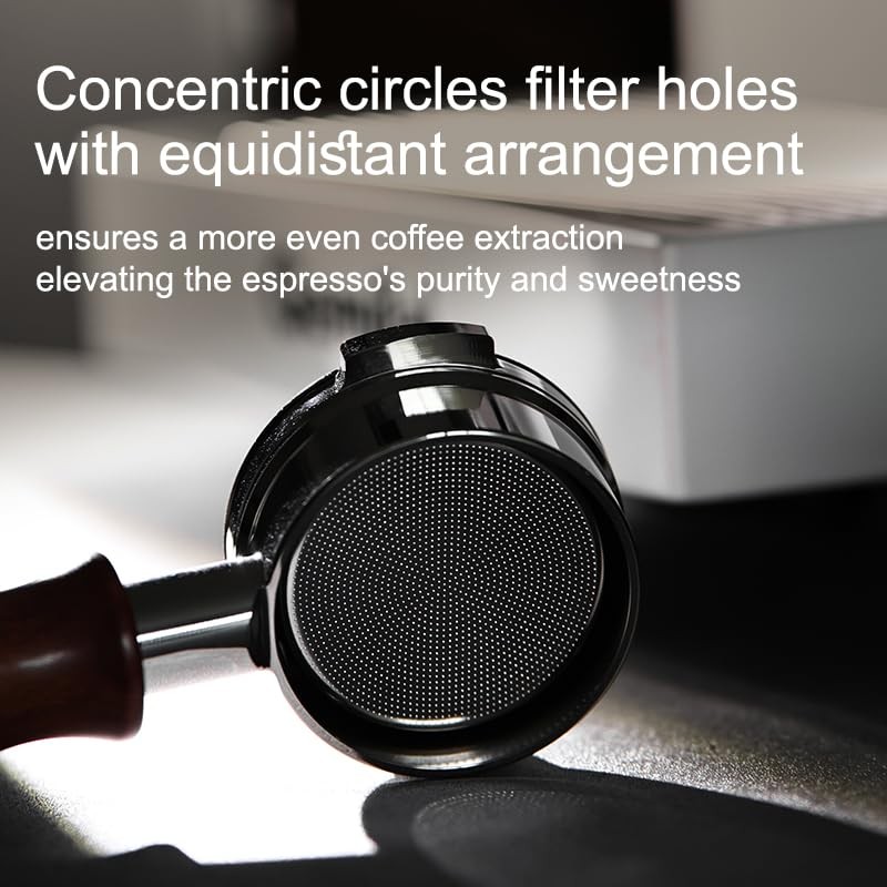 58mm Espresso Filter Basket, Bottom Holes Ø 0.2mm * 1800