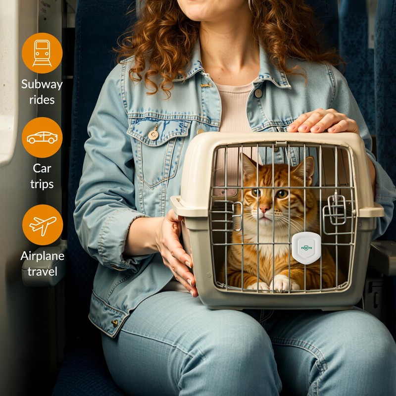 Pawith Cat Calming Diffuser – for Travel, Car & Home