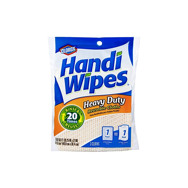 Clorox, Heavy Duty Reusable Cloths, 3 Count