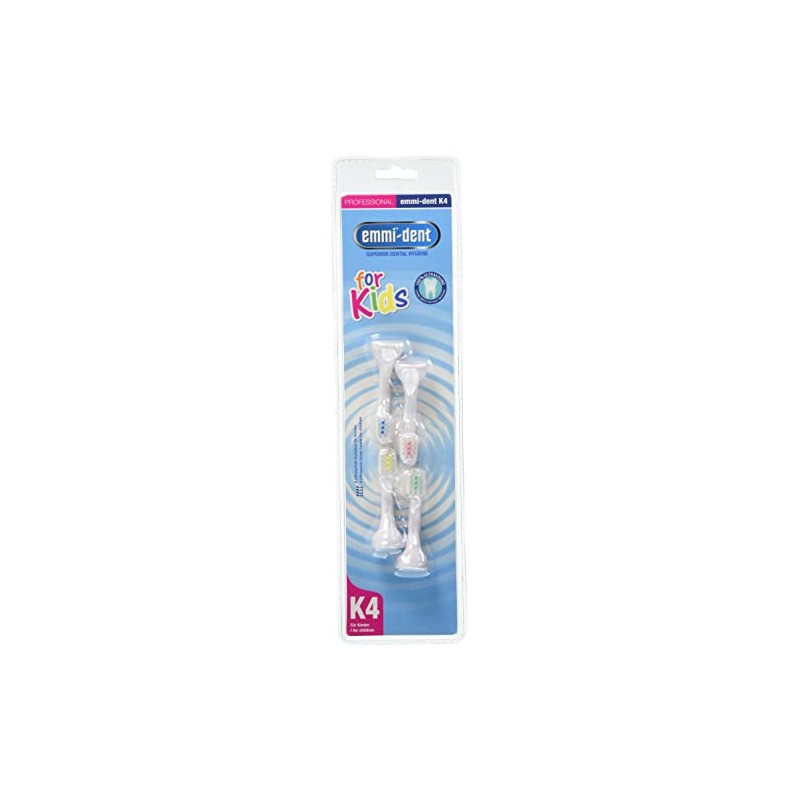 Emident Dedicated Replacement Brush K4, Set of 4