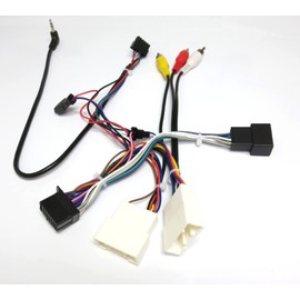 Wiring Harness Compatible with 2020-2023 Toyota Vehicles - Direct Wire for Pioneer Headunits Stereo Install kit, Backup Camera Stereo Harness