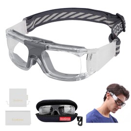 SooGree Sports Goggles Racquetball Glassess Basketball Football Soccer Racketball Goggles for Men & Women Safety Goggles Windproof Adjustable Strap