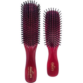 Phillips Brush Light Touch 6 Rojo Rubí – Cepillo de salón + bolso de viaje