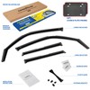 Goodyear Shatterproof in-Channel Window Deflectors for Ford Bronco Sport 2021-2026,