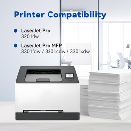 belietop 218A Toner Cartridges (with Chip) High Yield Compatible Replacement for HP 218A W2180A 218X Works with Color LaserJet Pro MFP 3301cdw 3201dw 3301sdw Printer (2 Pack, Black)