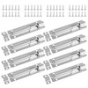 ASelected 8PCS Gate Bolt Lock 4In(100Mm) Stainless Steel Door Lock
