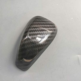 Sport Chrome Carbon Fiber Print Gear Shift Knob Cover Trim for Subaru Forester XV Crosstrek Outback Impreza (Carbon Fiber Print)