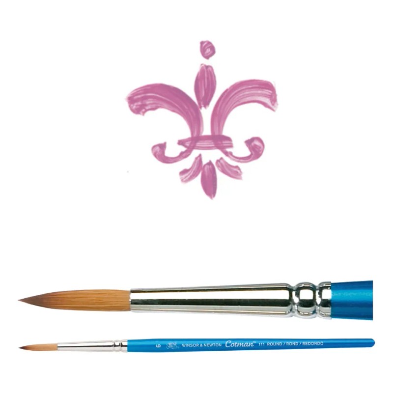 Pincel Chato Winsor & Newton 111-0 Sintético Acrílico Uno Pincelazo