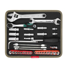 M-ROMLOO Magnetic Tool Mat for Mechanics, Flexible Screw Holder (Large)