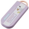 Skater TACC2AG-A Trio Set Snoopy Pop Color Chopsticks Spoon Fork