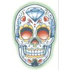 Day of the Dead El Jugador Sugar Skull Temporary Tattoo