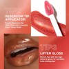 Brillo labial transparente con brillo, voluminizador, hidratante de alta calidad