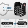 Puroma TSA Approved Luggage Locks, 4 Digit Combination Travel Cable