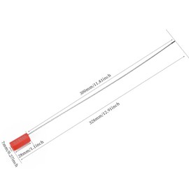 Steel Wire Security Cable Seals Disposable Heavy Duty Ties Straps Seal Numbered Anti-Tamper Package Tags Electricity/Water Meter Self-Locking Shipping for Container Trailer(50pcs,Red)