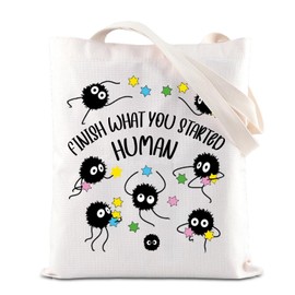 Soot Balls Inspire Gift Kawaii Soot Balls Tote Bag Anime Inspired Gift Anime Lover Gift Cute Soot Balls Gift (STARTED HUMAN CA)
