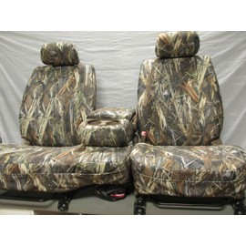 Durafit Seat Covers, Made to fit 2000-2004 Tundra Front 40/60 Split Seats with Fold Down Console. DRT Camo Velour