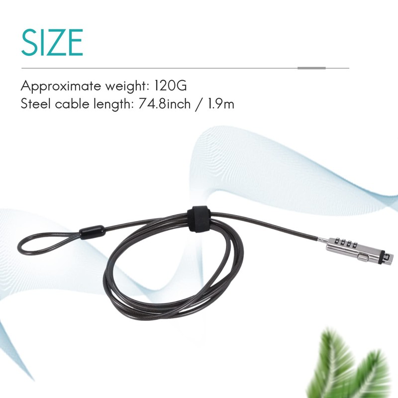 RESFNSE Security USB Password Anti-Theft Lock, Used for Anti Theft