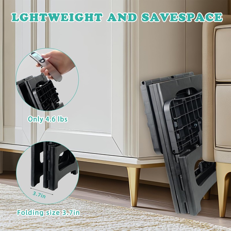MavHubrix Folding 2-Step Stool for Adults,Small Collapsible Portable Foot Stool,Foldable