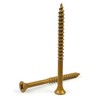 Phillips Square Combo Drive Coated Tan Deck Screws - Qty