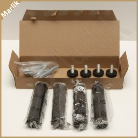 IKEA BEKANT Leg Black, 4 Legs per Pack 403.724.61, Steel, New Discontinued