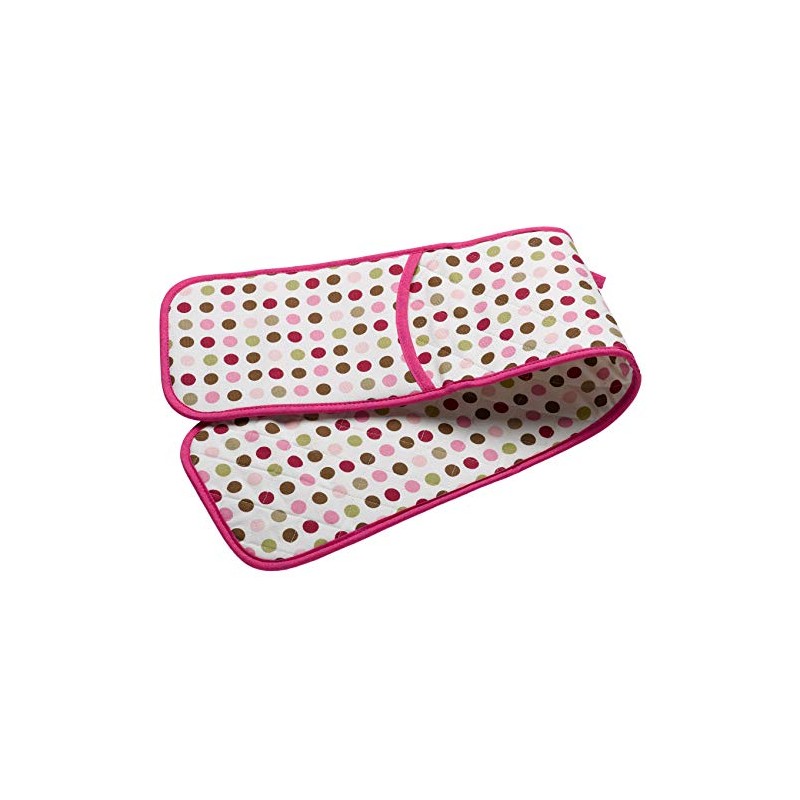 Pink & Green Polka Dot Double Oven Glove Quilted Kitchen