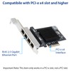 IO Crest Quad 2.5 Gigabit Ethernet PCI Express PCI-E Network