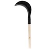 Yardwe Long-Handled Grass Sickle Hand Tool with Comfortable Grip for