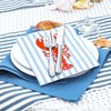 FYSUIMU 50 Pcs Crawfish Paper Napkin Summer Crayfish Stripe Disposable