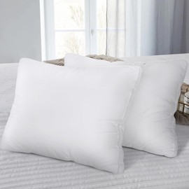 Zaiwoo Pillows Queen Size Set of 2, Soft Fluffy Down Alternative Hotel Quality Pillows, 20x30 Inches Bed Pillows for Sleeping