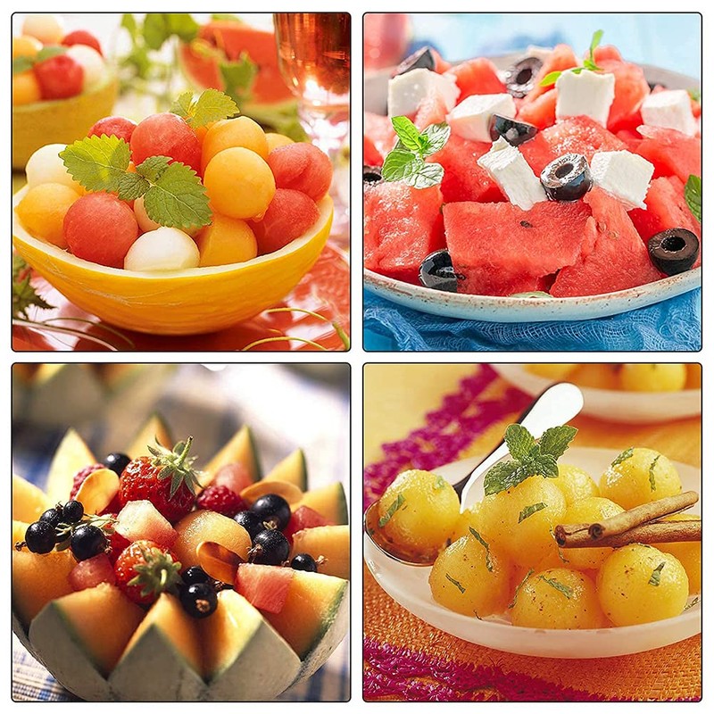 FANSEZQ Fruit Carving Tools, Fruit Digger, Multifunctional Stainless Steel Kitchen