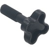 2PCS Plastic Fixing Screw Black for Garden Swing Canopy Frame