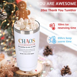 Thank You Gifts For Women, Chaos Coordinator Gifts For Women, Mothers Day Gifts For Mom, Boss Gifts For Women, Employee Appreciation Gifts For Coworkers, Teacher, Nurse, Gifts For Employees From Boss