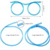 Plastic Straws, Novelty Glasses Straws, Plastic Straws, Party Gadgets, 12
