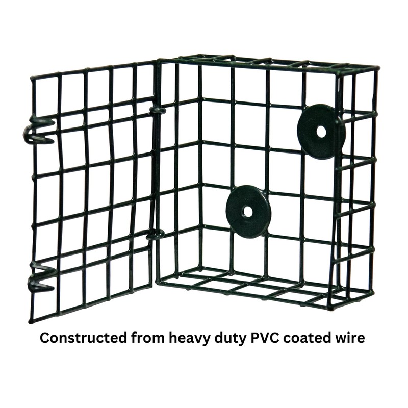 JCs Wildlife Single Suet Cage with Washers and Screws