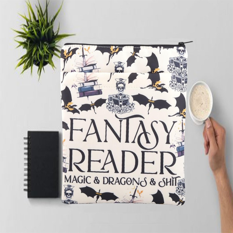 JTOUK Romantasy Roman Fantasy Reader Book Sleeve Book Sleeve Book