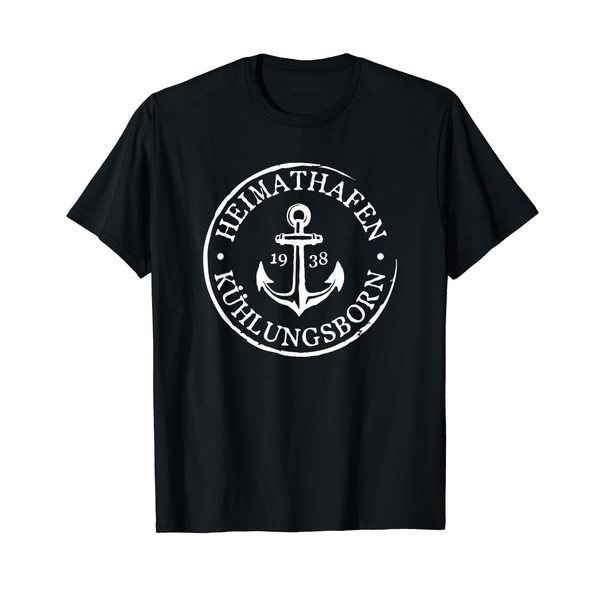 Cooling Born Home Port with Anchor Souvenir T-Shirt