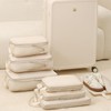 Lxoraziy Set of 4 Compression Packing Cubes, Ultra Lightweight Expandable