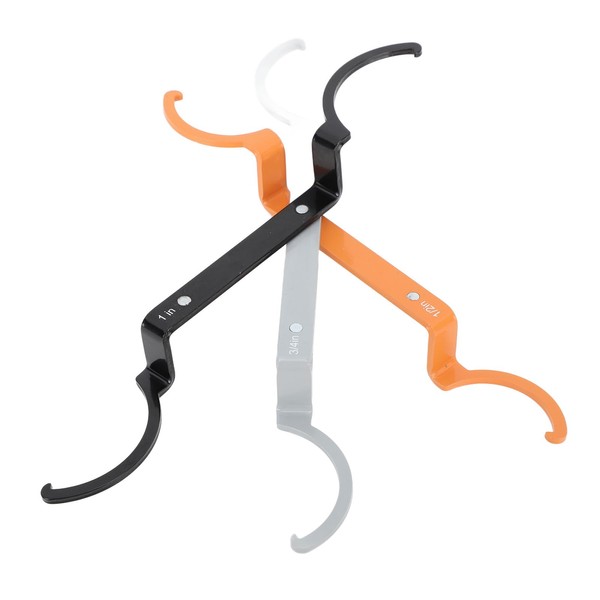 Magnetic Conduit Lockout Wrench Set, 3pcs Metal Locknut Wrench Kit