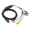 System-S RCA Cable 2 m 3-Pin Male to HDMI Standard
