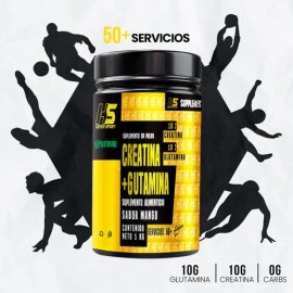 3pz De Creatina  Glutamina 1kg Hiper Sport Sabor Mango                                                                                                