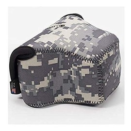 LensCoat BodyBag 4/3 Camouflage Neoprene Protection Camera Body Bag case (Digital Camo) lenscoat