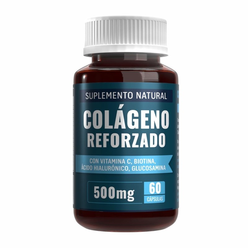 COLÁGENO REFORZADO Fórmula Premium, 60 Cápsulas de 500mg