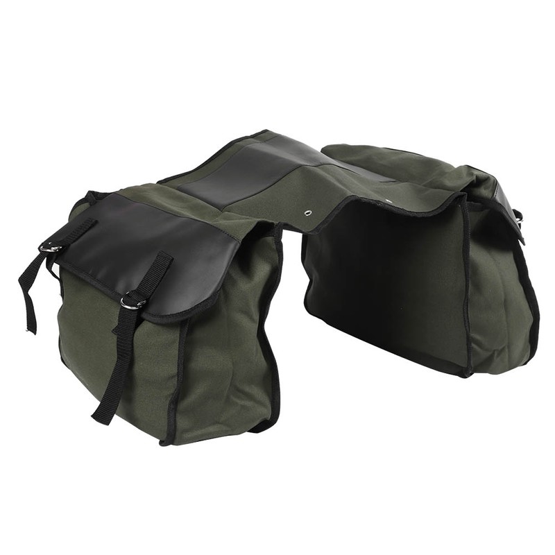 Multifunction Large Capacity Canvas Saddle Bag Bike Pannier Bag for