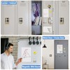 HOMiDEK Magnetic Whiteboard for Fridge, Refrigerator Dry Erase Board, Small