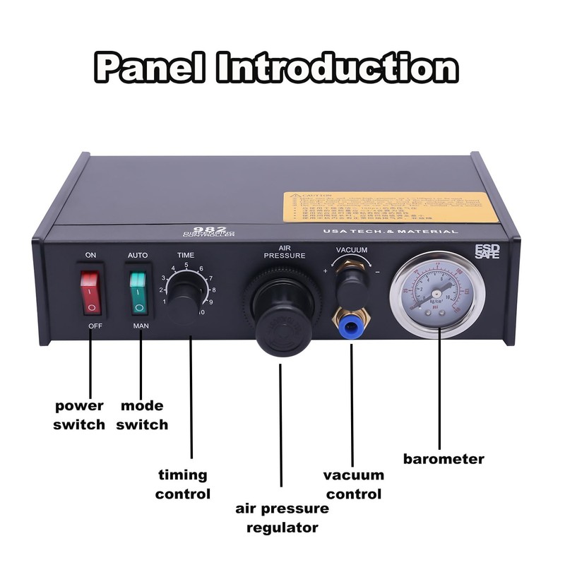 Automatic Glue Dispenser Machine，110V AC, 60Hz Solder Paste Controller Glue