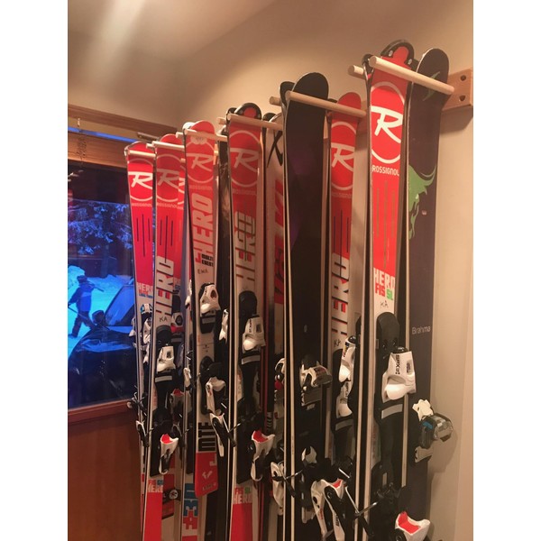 Vertical Ski and Snowboard Storage Rack (6 Slots) (5 Slots)