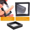 HAOBIN Floating Frame Display Holder Coin Display Box Floating Frame