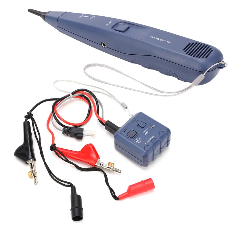 Network Cable Tester Handheld Telephone Line Finder Audio Generator Cable