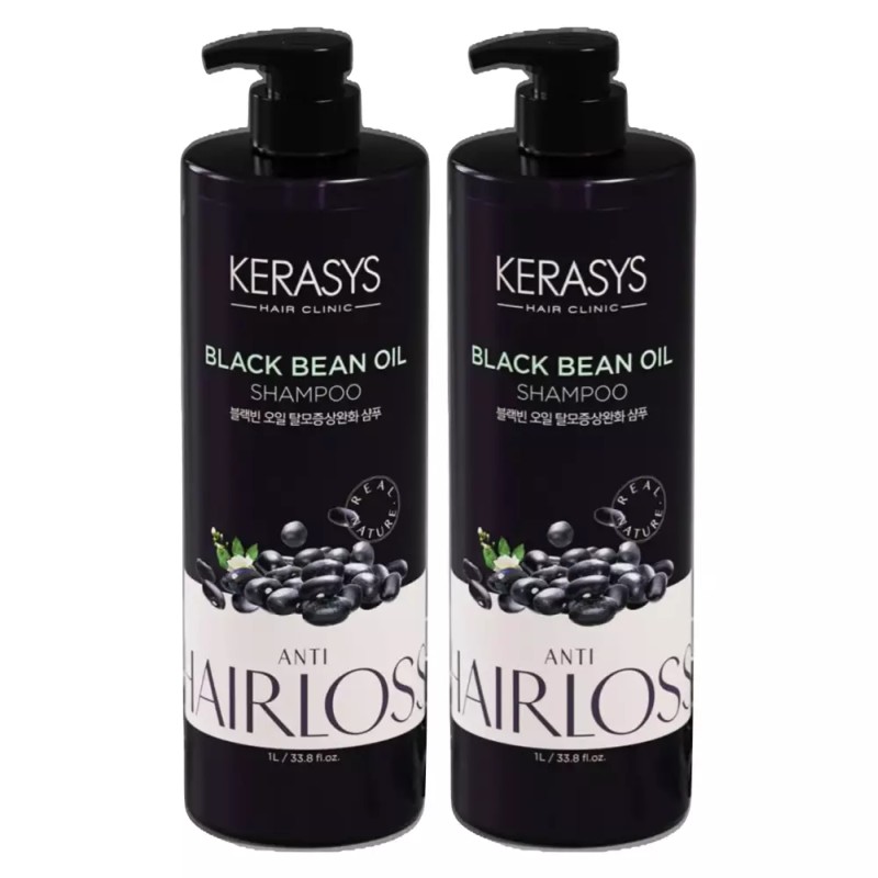 Kerastase 케라시스 블랙빈오일 탈모샴푸 1L x 2개 Kerashis Black Bean