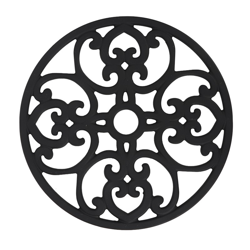 3pcs Modern Kitchen Trivets Waterproof Hollow Carved High Temperature Resistance